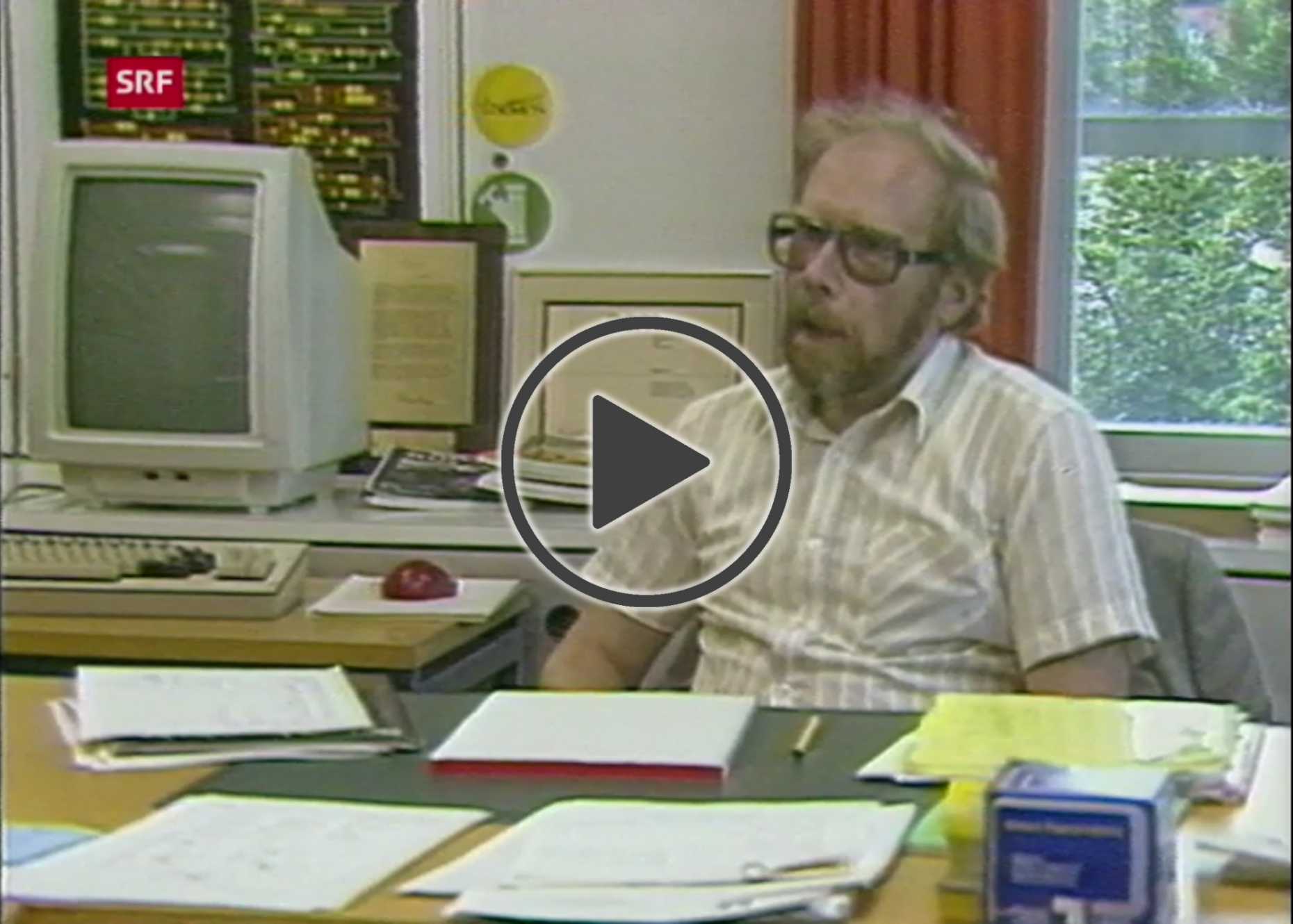 Niklaus Wirth speaks in the SRF programme Karussell